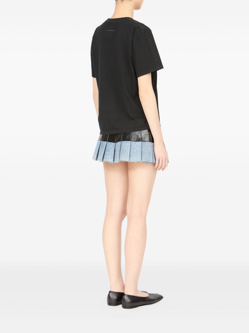 MM6 Maison Margiela Short-Sleeve Cotton Jersey T-shirt Black Black