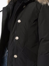 Woolrich Silk-Nylon Arctic Raccoon Parka Black black
