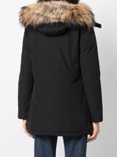 Woolrich Silk-Nylon Arctic Raccoon Parka Black black