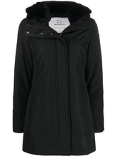 Woolrich Boulder Faux Fur-Trimmed Parka Black