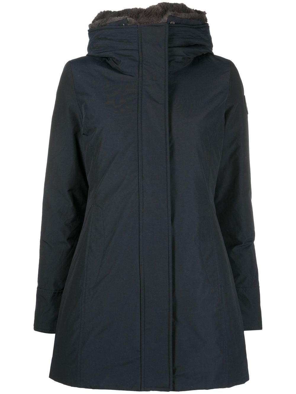 Woolrich Boulder Faux Fur-Trimmed Parka Blue