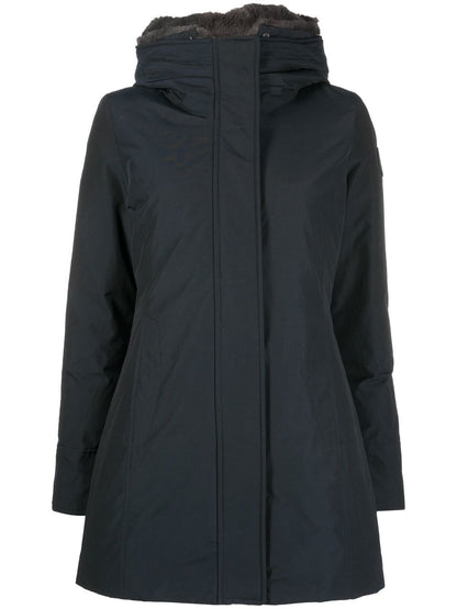 Woolrich Boulder Faux Fur-Trimmed Parka Blue