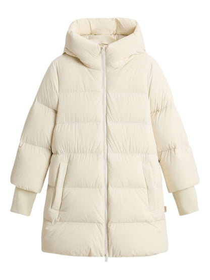 Woolrich Cloud Madison Quilted Down Jacket White