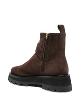 Jimmy Choo Meena Suede Pearl-Embellished Brown Boots brown