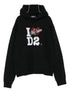 Dsquared2 Logo Cotton Hoodie Black