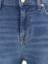 Seven High-Waisted Flared Denim Jeans Blue Blue