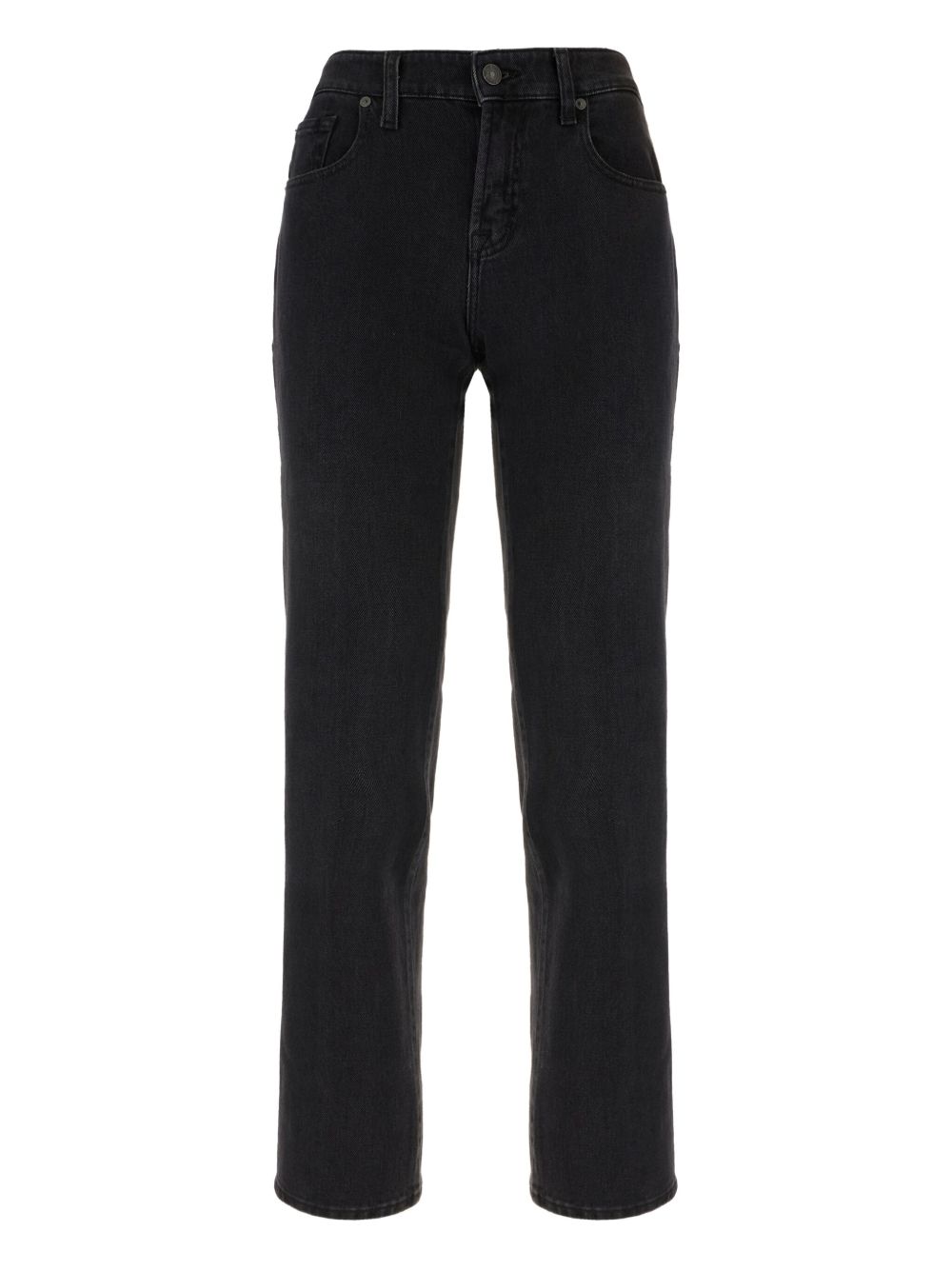 Seven Calie Straight-Leg Denim Jeans Blue