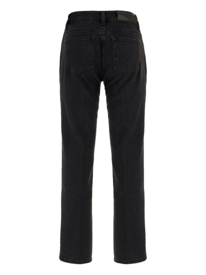 Seven Calie Straight-Leg Denim Jeans Blue