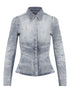 Diesel Cotton Denim Shirt in Clear Blue Clear Blue