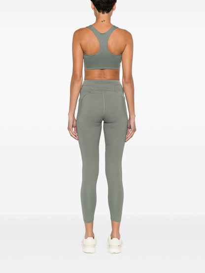 Adidas By Stella McCartney Logo Gym Bra Green