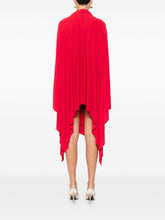 Norma Kamali Draped Asymmetric Long-Sleeve Dress Red red