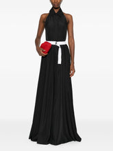 Norma Kamali Long Sleeve Black Stretch-Jersey Midi Dress Black