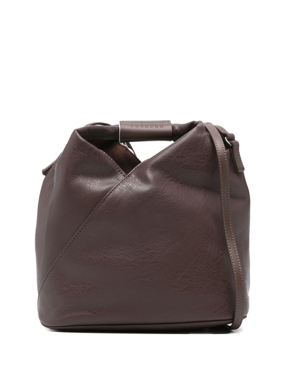 MM6 Maison Margiela Japanese Crossbody Leather Bag Brown