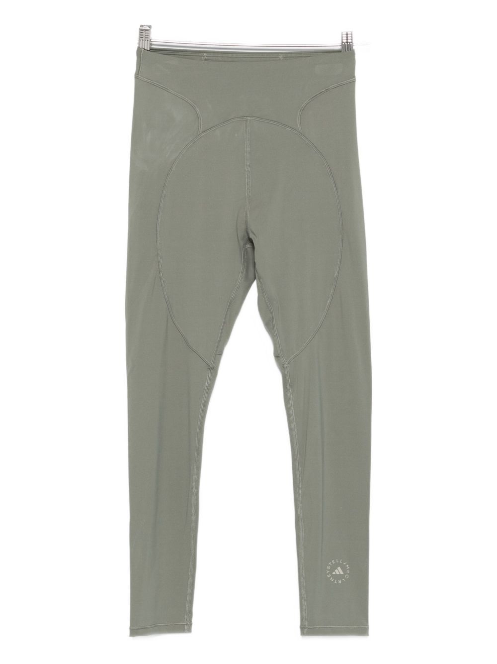 Adidas By Stella McCartney High-Rise Logo Leggings Green