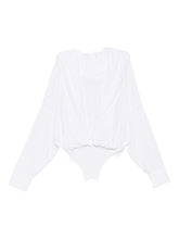 Norma Kamali Oversized Hooded Bodysuit in White White