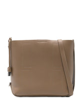 Hogan Pre Pre Hocket Small Leather Hobo Bag Light Brown