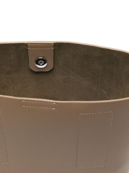 Hogan Pre Pre Hocket Small Leather Hobo Bag Light Brown