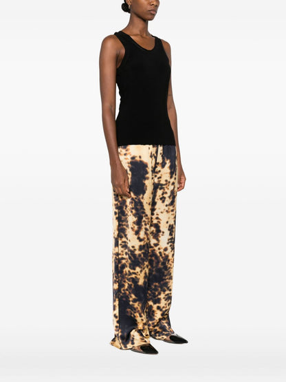 Norma Kamali Off-the-Shoulder Black Jersey Top Black