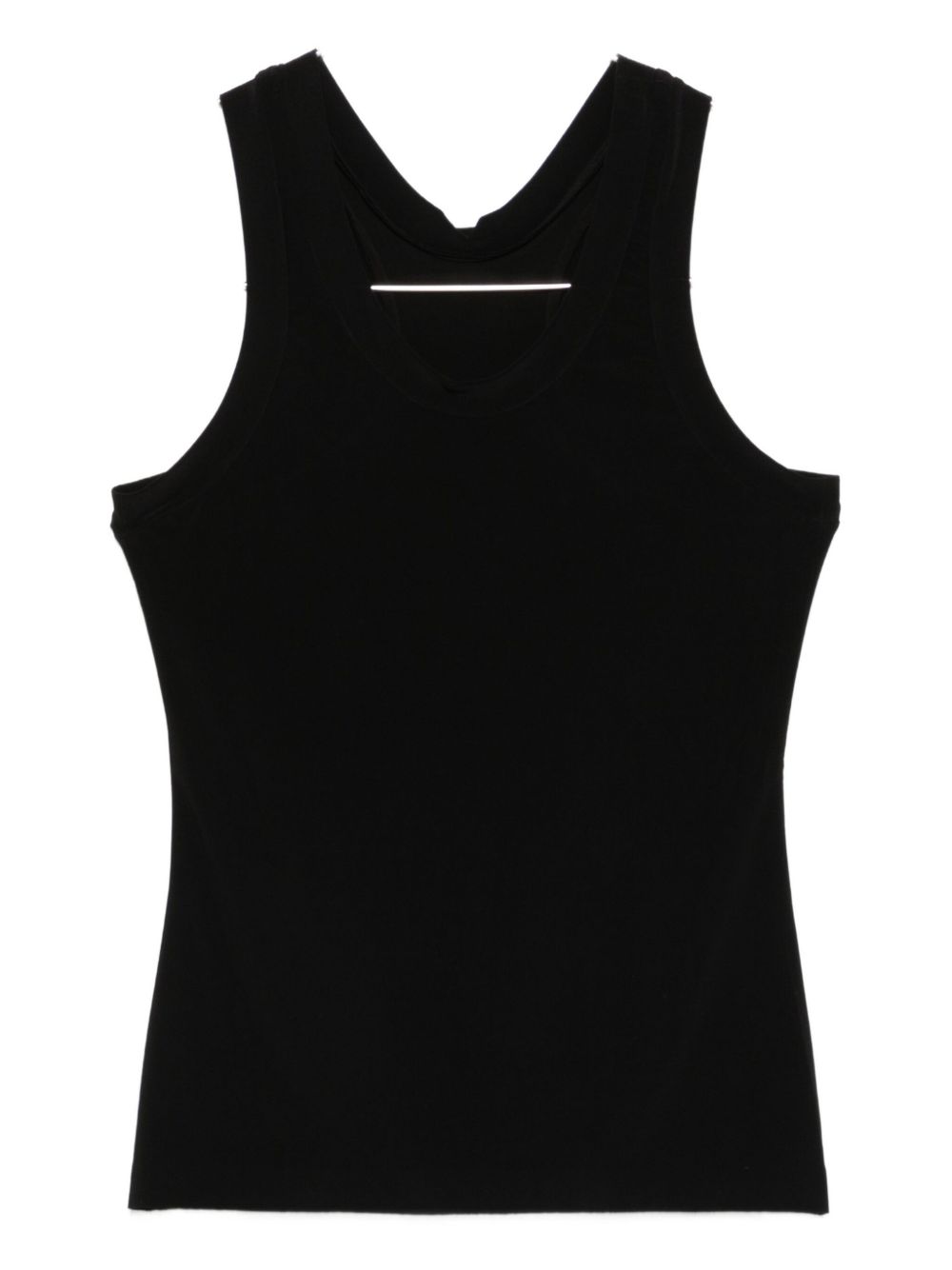Norma Kamali Off-the-Shoulder Black Jersey Top Black