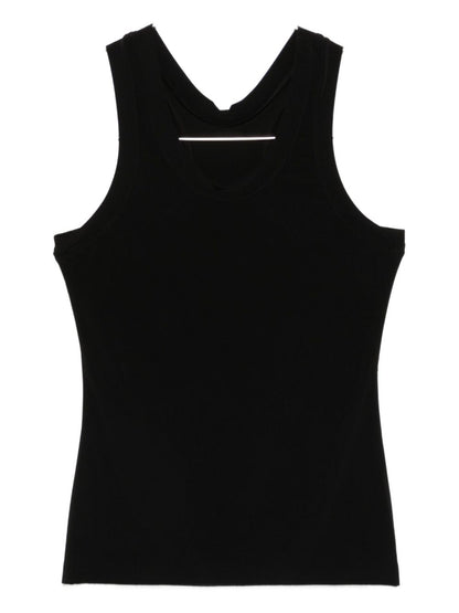 Norma Kamali Off-the-Shoulder Black Jersey Top Black