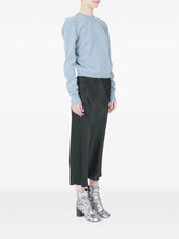 Maison Margiela Wool Crewneck Sweater in Clear Blue