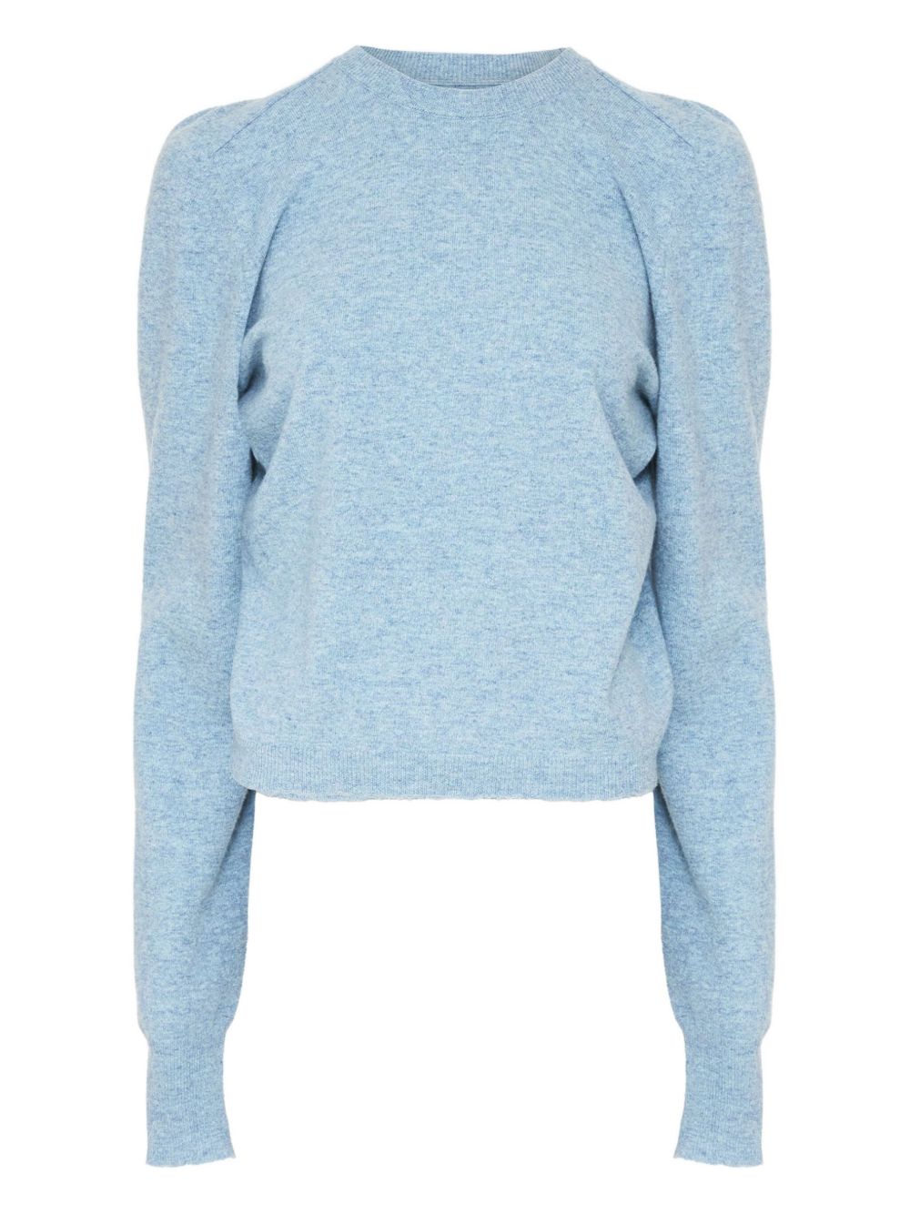 Maison Margiela Wool Crewneck Sweater in Clear Blue