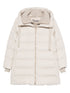 Herno Powder Wool-Blend Coat with Elegant Silhouette Powder
