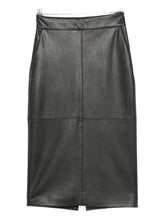 Elisabetta Franchi High-Waisted Black Midi Skirt with Tailored Silhouette Black