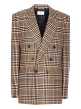 Saint Laurent Double-Breasted Wool-Blend Jacket Black