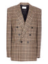 Saint Laurent Double-Breasted Wool-Blend Jacket Black