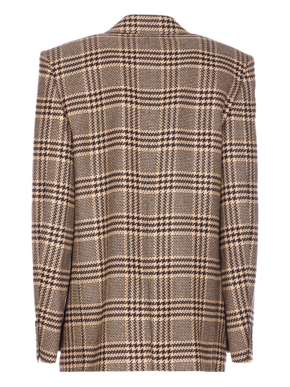 Saint Laurent Double-Breasted Wool-Blend Jacket Black