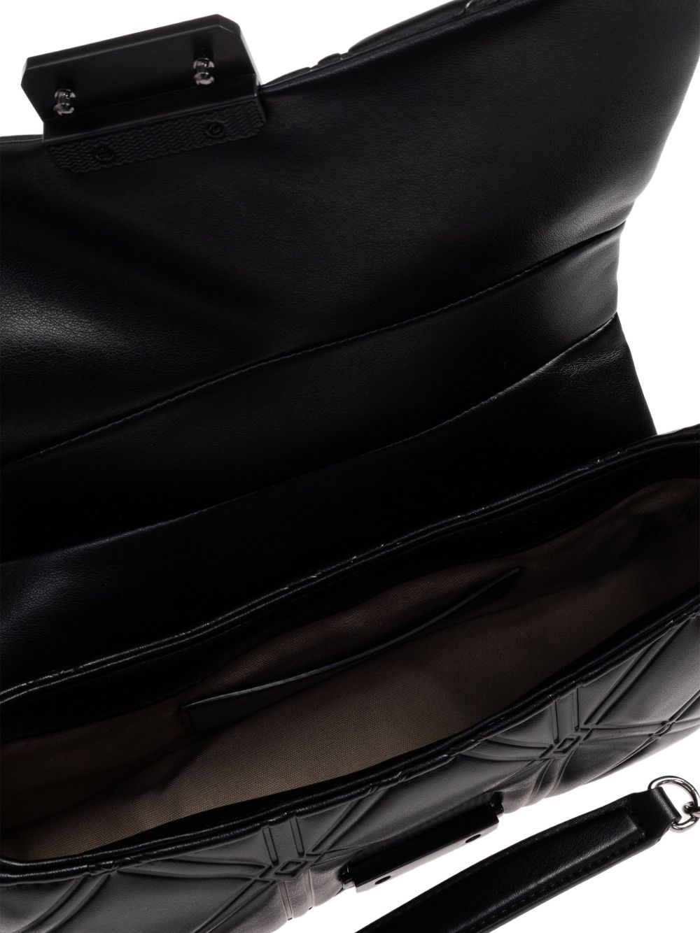Emporio Armani Small Flap Shoulder Bag in Black Black