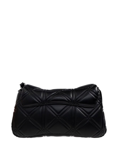 Emporio Armani Small Flap Shoulder Bag in Black Black