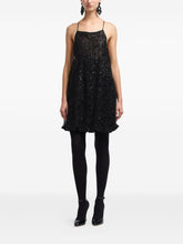 Emporio Armani Sequin-Embellished Backless Gown Black Black