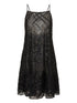 Emporio Armani Sequin-Embellished Backless Gown Black Black