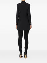 Elisabetta Franchi Double-Breasted Chain-Belt Black Dress Black