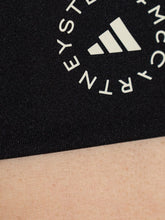 Adidas By Stella McCartney Panelled Logo Band Crossed-Strap Sports Bra Black Black