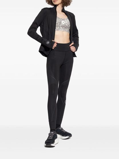 Adidas By Stella McCartney Printed Recycled Sports Bra Beige beige
