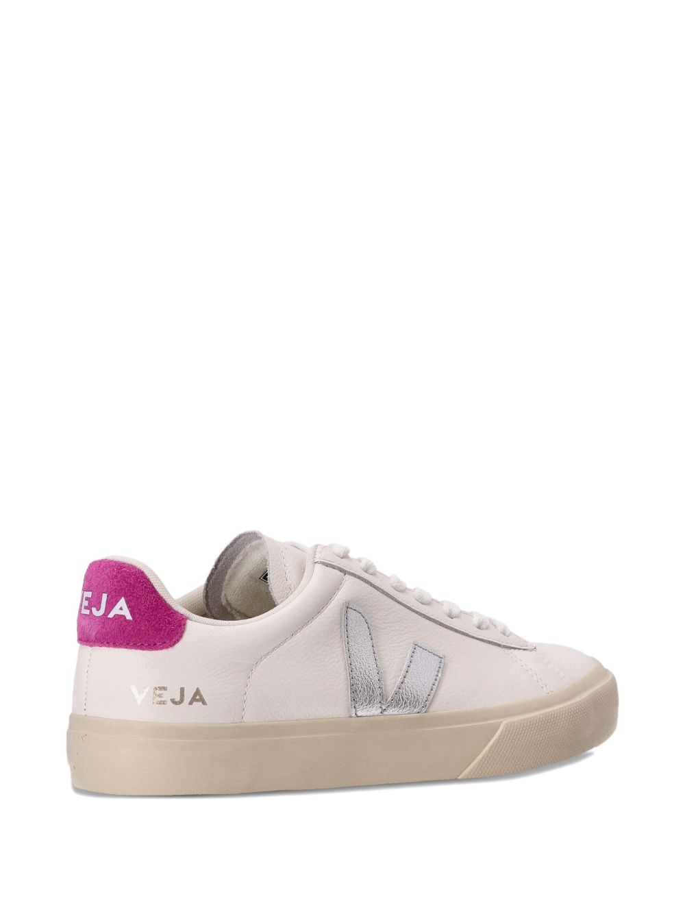 Veja Campo Leather Sneakers in Fuchsia fuchsia