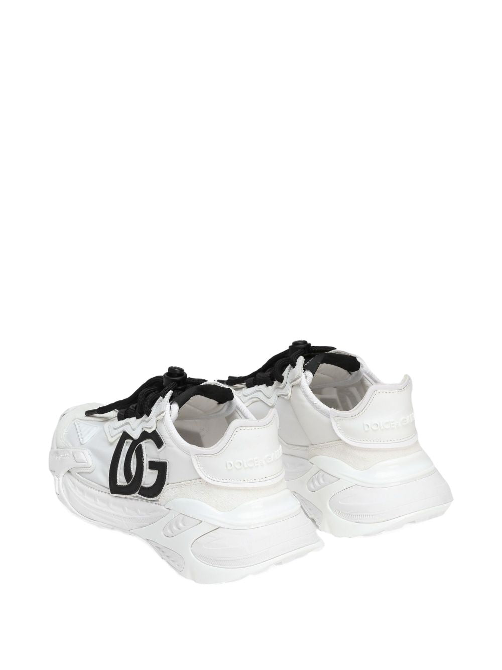 Dolce &amp; Gabbana Day Faster White Chunky Logo-Detailed Sneakers White