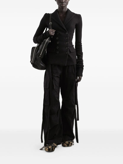 Dolce &amp; Gabbana Single-Breasted Wool Blazer Black