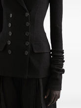 Dolce & Gabbana Single-Breasted Wool Blazer Black