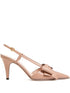 Valentino Garavani With Heel Goat Leather Pumps Powder