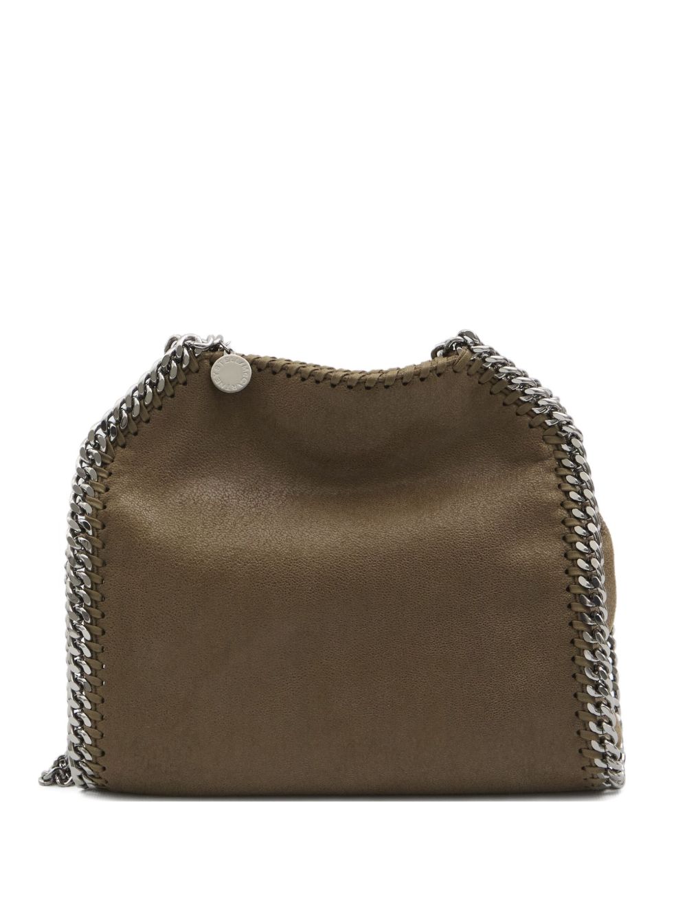 Stella McCartney Falabella Mini Chain-Trim Handbag Green