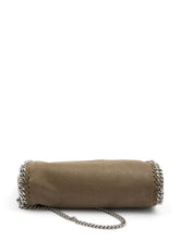 Stella McCartney Falabella Mini Chain-Trim Handbag Green