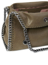 Stella McCartney Falabella Mini Chain-Trim Handbag Green