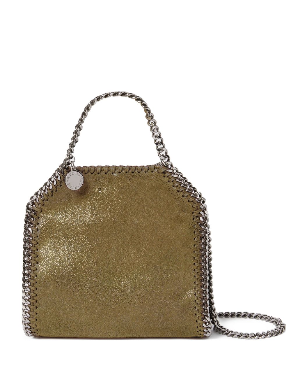 Stella McCartney Falabella Tiny Chain Crossbody Bag Green