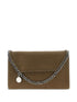 Stella McCartney Falabella Chain Wallet on Chain Olive Green Green