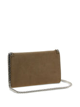 Stella McCartney Falabella Chain Wallet on Chain Olive Green Green