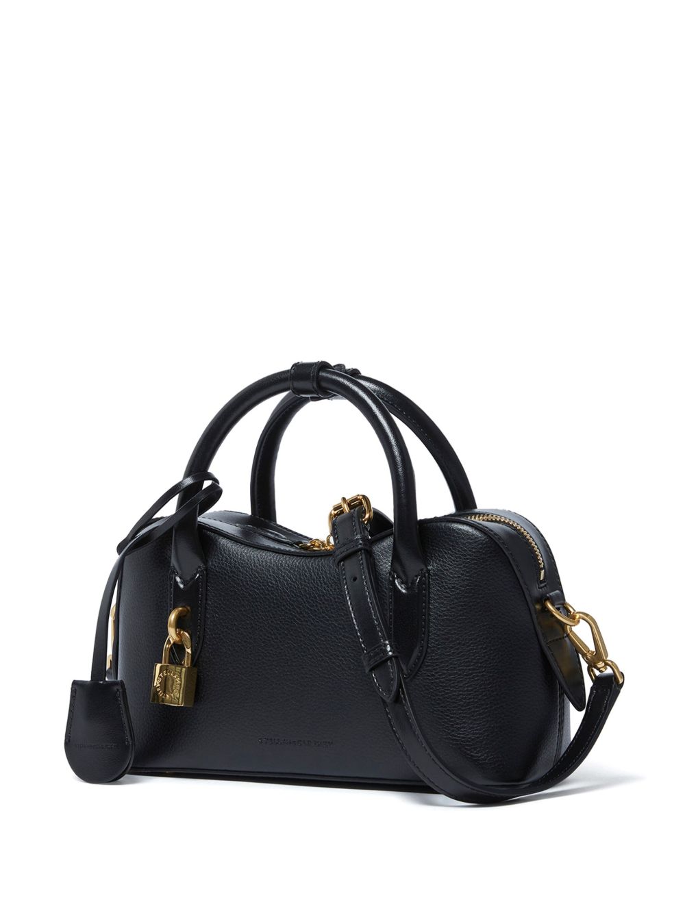 Stella McCartney Ryder Small Two-Way Zip Handbag Black